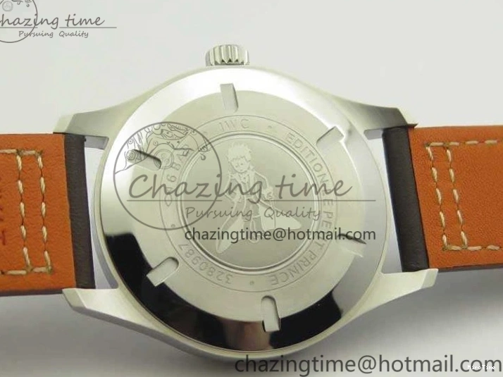 MIROTIME 0326 Mark XVIII Le Petit Prince IW327004 SS MKS 1:1 Best Edition Blue Dial On Leather Strap MIYOTA9015 V ComfortFit 7217